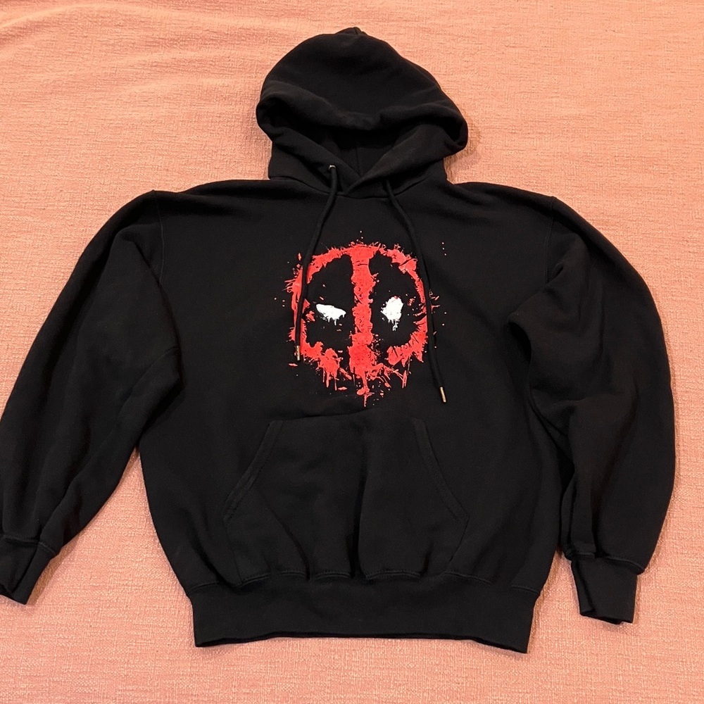 Marvel Deadpool fleece  hoodie teen size